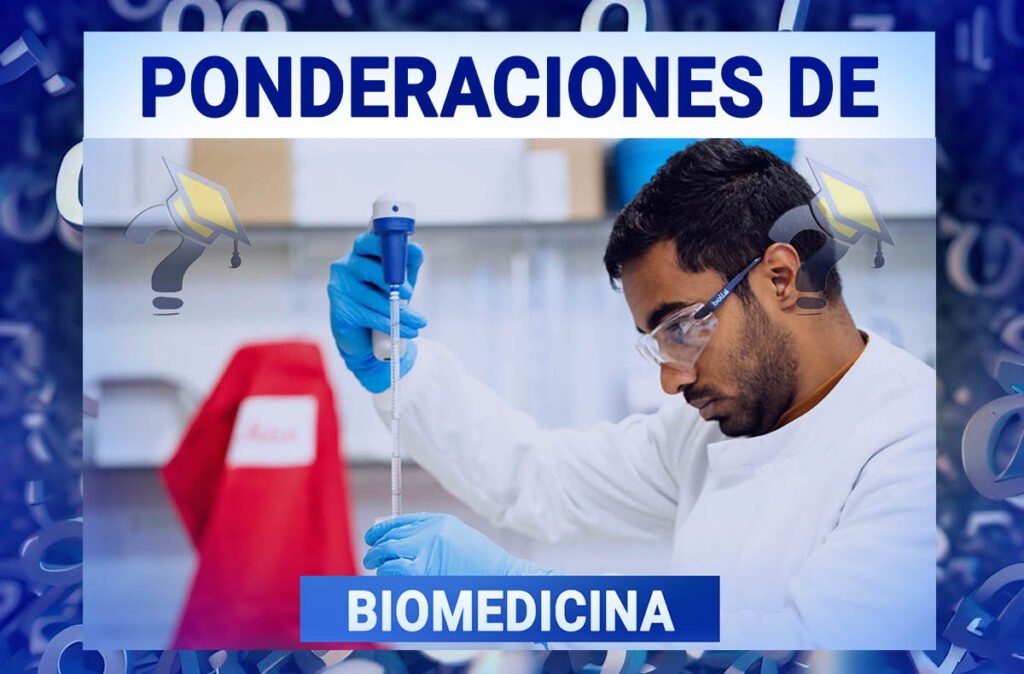 Ponderaciones de Biomedicina